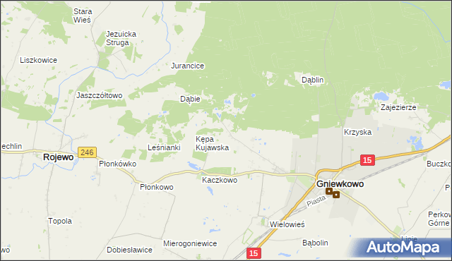 mapa Godzięba, Godzięba na mapie Targeo