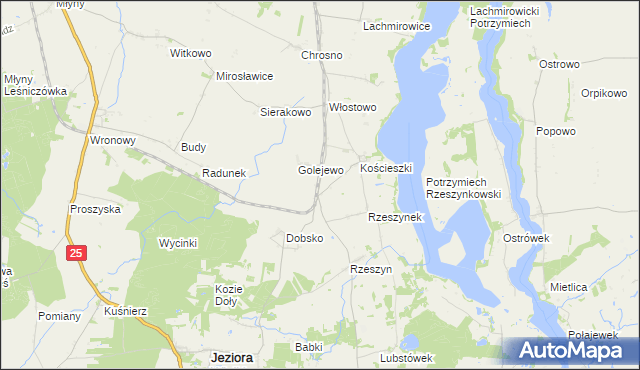 mapa Gopło, Gopło na mapie Targeo