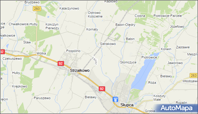 mapa Słomczyce-Huby, Słomczyce-Huby na mapie Targeo