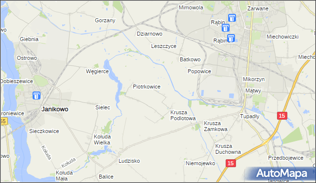 mapa Żalinowo, Żalinowo na mapie Targeo