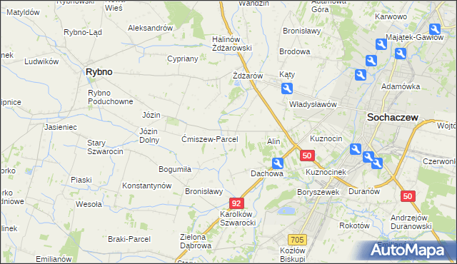 mapa Lubiejew, Lubiejew na mapie Targeo