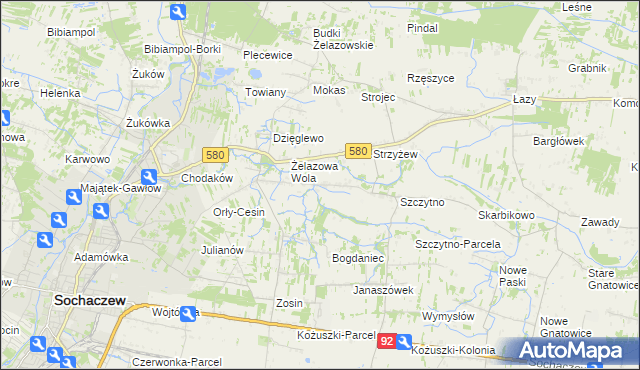 mapa Nowe Mostki, Nowe Mostki na mapie Targeo