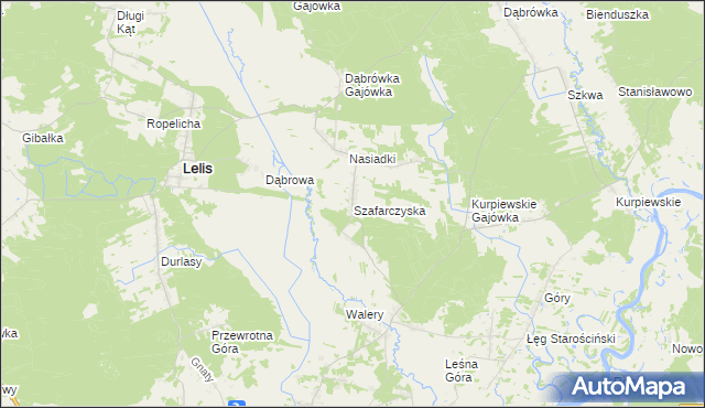 mapa Szafarczyska, Szafarczyska na mapie Targeo