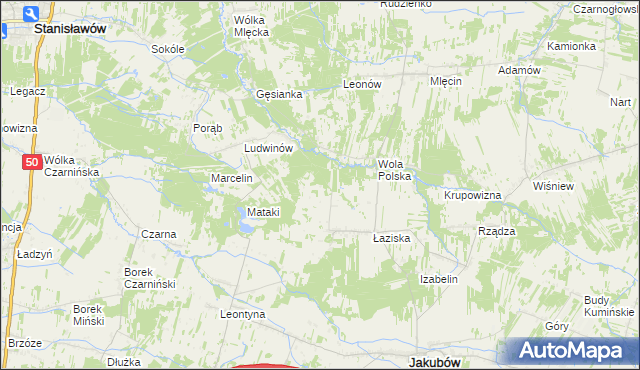 mapa Tymoteuszew, Tymoteuszew na mapie Targeo