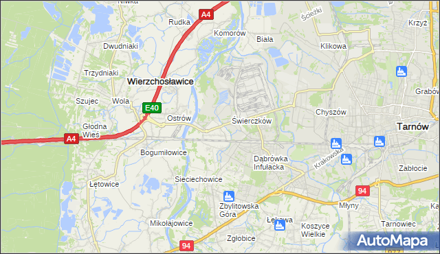 mapa Kępa Bogumiłowicka, Kępa Bogumiłowicka na mapie Targeo
