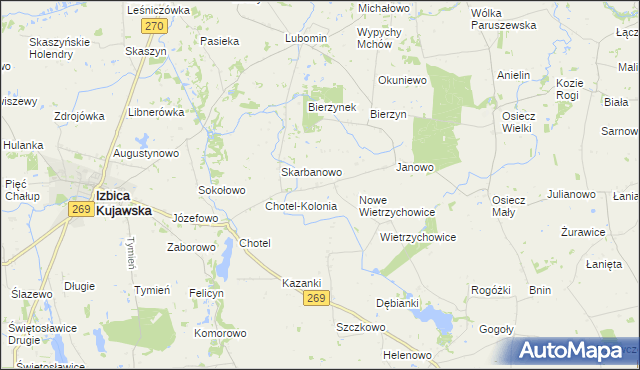 mapa Obałki, Obałki na mapie Targeo