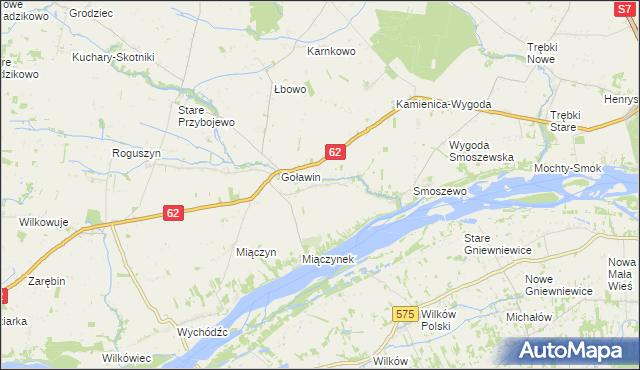 mapa Wólka Przybójewska, Wólka Przybójewska na mapie Targeo