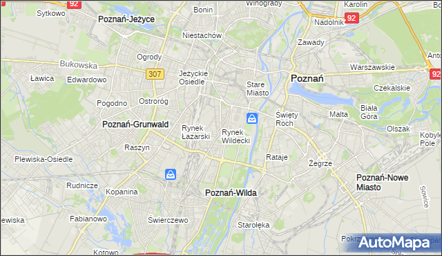 mapa Rynek Wildecki, Rynek Wildecki na mapie Targeo