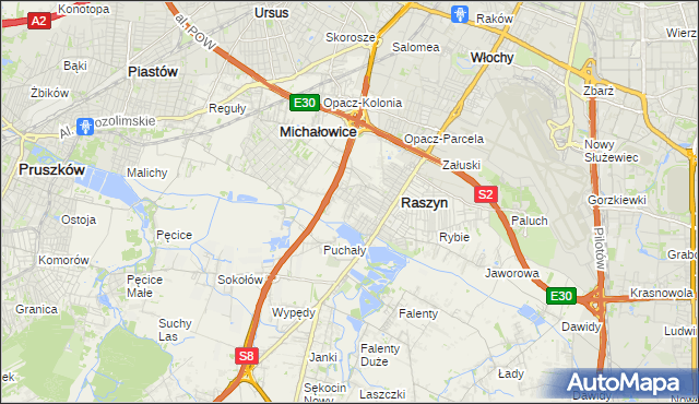 mapa Nowe Grocholice, Nowe Grocholice na mapie Targeo