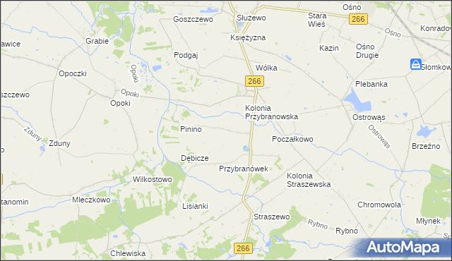 mapa Poczałkowo Kolonia, Poczałkowo Kolonia na mapie Targeo