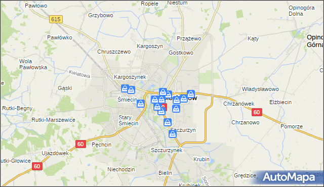 mapa Ciechanów, Ciechanów na mapie Targeo