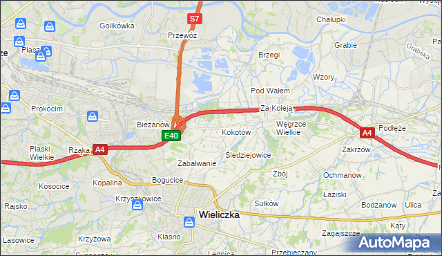 mapa Kokotów, Kokotów na mapie Targeo