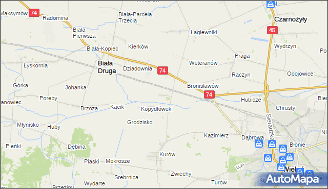 mapa Kopydłów, Kopydłów na mapie Targeo