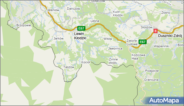 mapa Jerzykowice Małe, Jerzykowice Małe na mapie Targeo