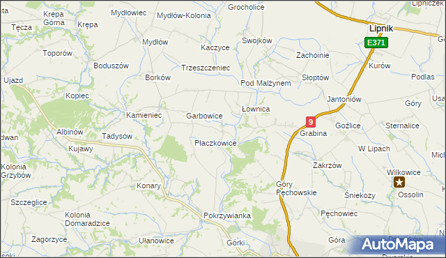 mapa Beradz, Beradz na mapie Targeo