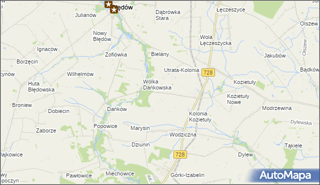 mapa Dalboszek, Dalboszek na mapie Targeo