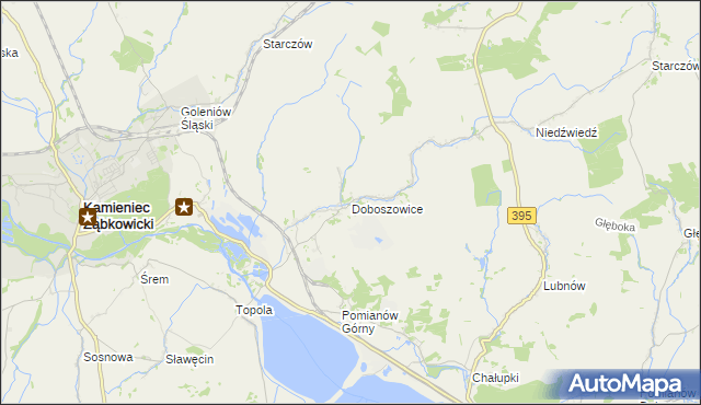 mapa Doboszowice, Doboszowice na mapie Targeo