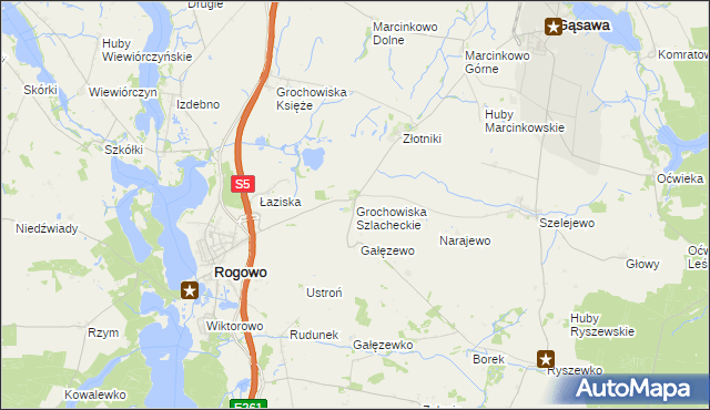 mapa Grochowiska Szlacheckie, Grochowiska Szlacheckie na mapie Targeo