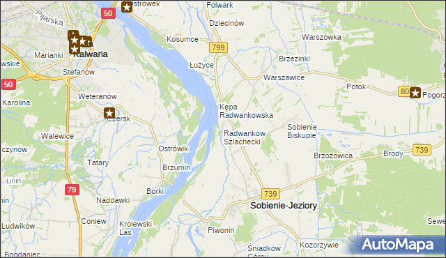 mapa Radwanków Szlachecki, Radwanków Szlachecki na mapie Targeo