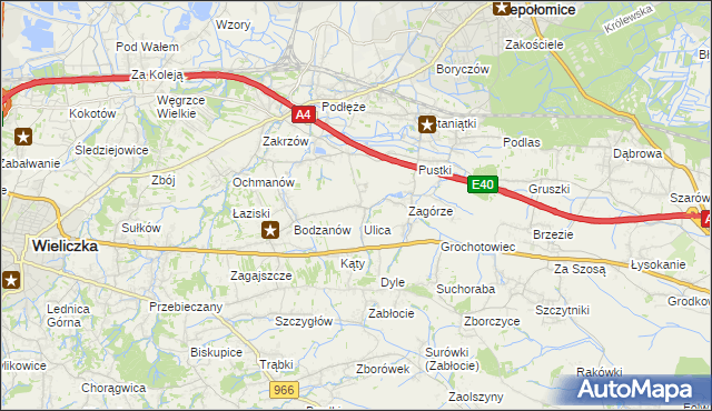 mapa Słomiróg, Słomiróg na mapie Targeo