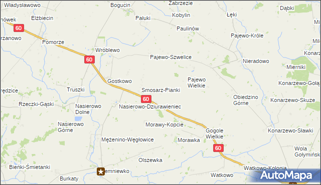 mapa Smosarz-Dobki, Smosarz-Dobki na mapie Targeo