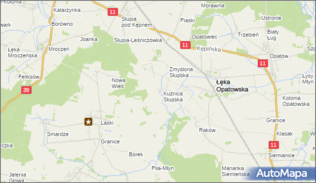 mapa Stogniew, Stogniew na mapie Targeo