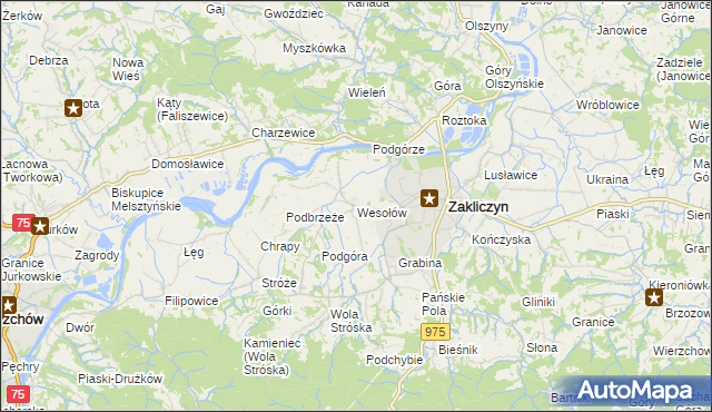 mapa Wesołów, Wesołów na mapie Targeo