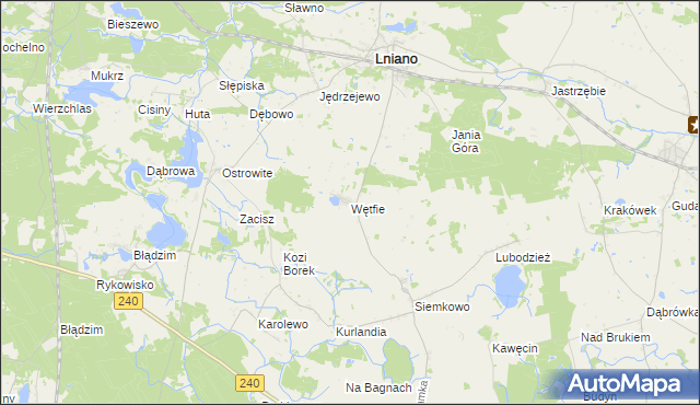 mapa Wętfie, Wętfie na mapie Targeo