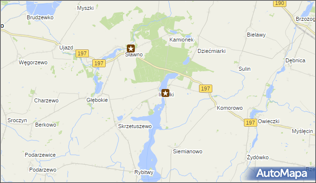 mapa Imiołki, Imiołki na mapie Targeo