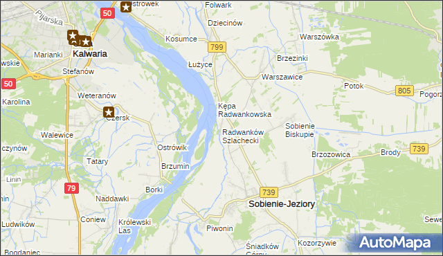 mapa Radwanków Szlachecki, Radwanków Szlachecki na mapie Targeo