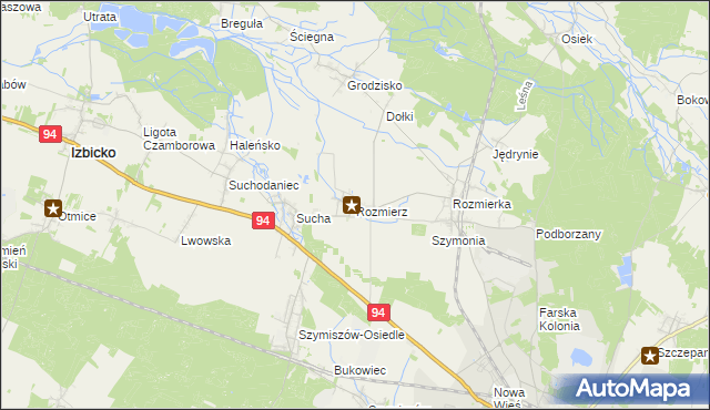 mapa Rozmierz, Rozmierz na mapie Targeo