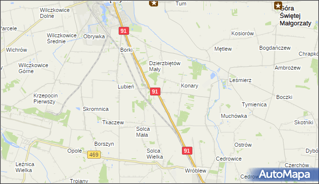 mapa Sierpów, Sierpów na mapie Targeo