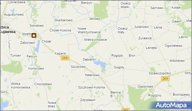 mapa Śmieły, Śmieły na mapie Targeo