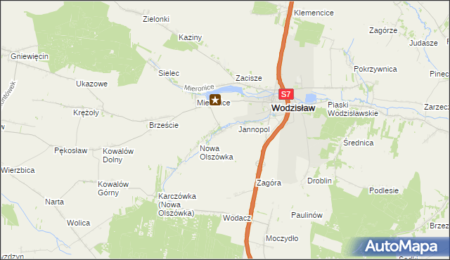 mapa Stara Olszówka, Stara Olszówka na mapie Targeo