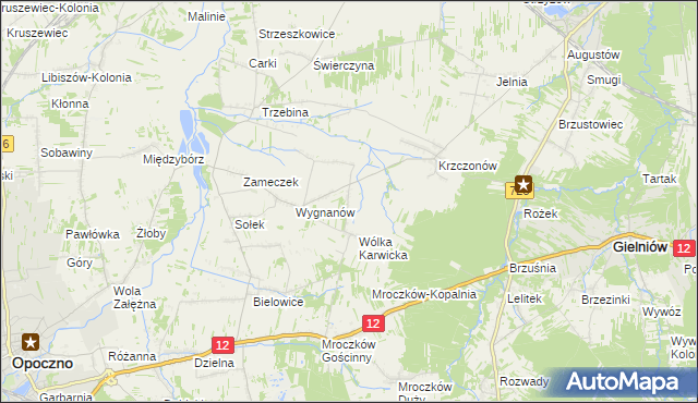 mapa Wólka Karwicka-Kolonia, Wólka Karwicka-Kolonia na mapie Targeo