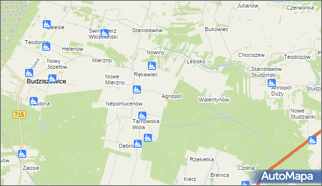 mapa Agnopol, Agnopol na mapie Targeo