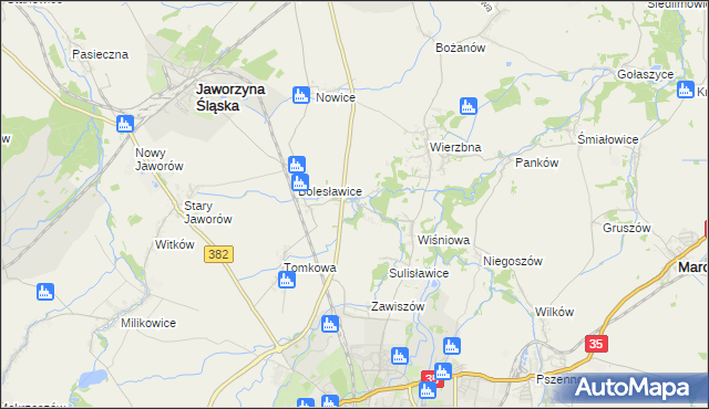 mapa Bagieniec, Bagieniec na mapie Targeo