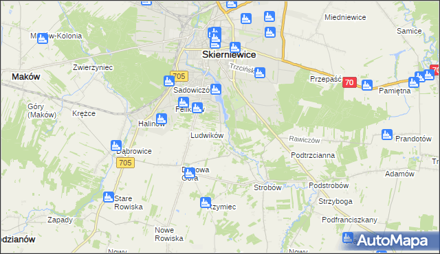 mapa Balcerów, Balcerów na mapie Targeo