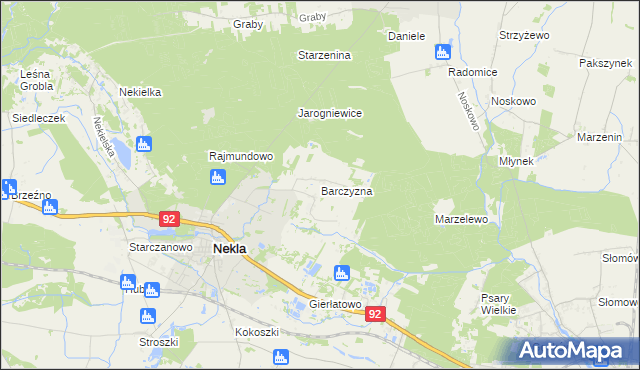 mapa Barczyzna, Barczyzna na mapie Targeo