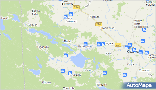 mapa Bartoszylas, Bartoszylas na mapie Targeo