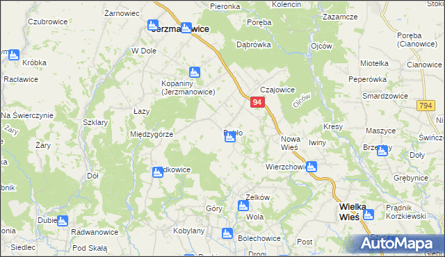 mapa Bębło, Bębło na mapie Targeo