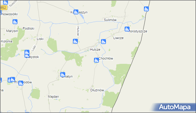 mapa Chochłów, Chochłów na mapie Targeo