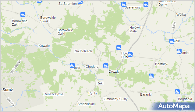 mapa Czaczki Wielkie, Czaczki Wielkie na mapie Targeo