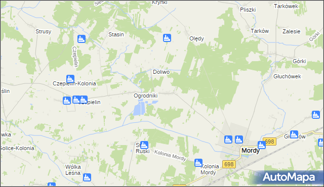 mapa Czołomyje, Czołomyje na mapie Targeo