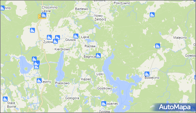 mapa Czyżewo gmina Polanów, Czyżewo gmina Polanów na mapie Targeo