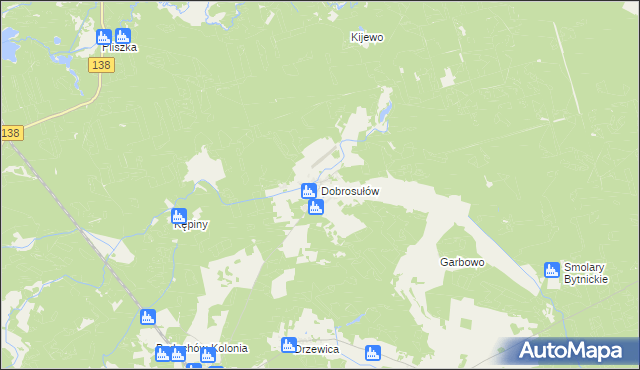 mapa Dobrosułów, Dobrosułów na mapie Targeo