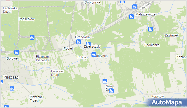 mapa Dobrynka, Dobrynka na mapie Targeo