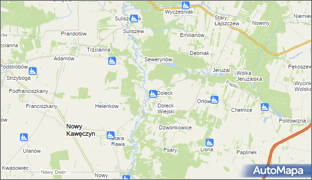 mapa Doleck, Doleck na mapie Targeo