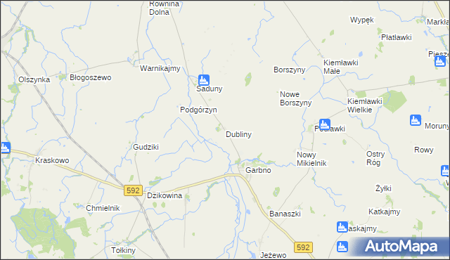mapa Dubliny, Dubliny na mapie Targeo
