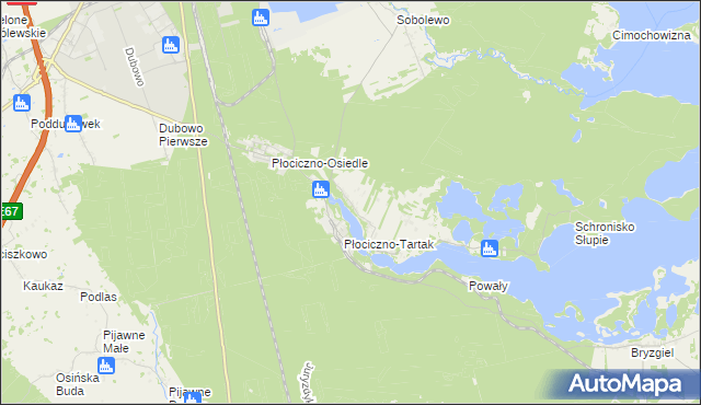 mapa Gawrych Ruda, Gawrych Ruda na mapie Targeo